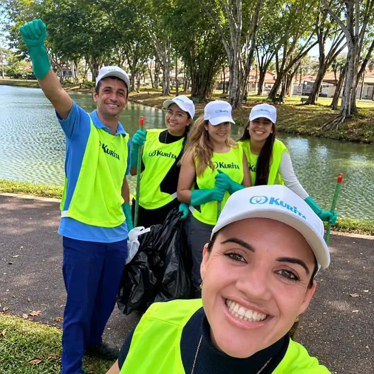 kurita do brasil mobiliza colaboradores no world cleanup day 2026